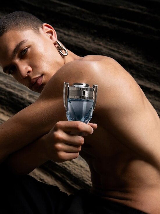 Rabanne Invictus EDT,Fresh Aquatic Woody Grapefruit-Travel 10ml,0.34oz-BOXED-NEW - Picture 4 of 14